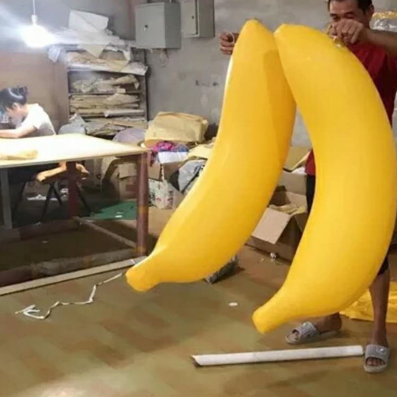 Violent Banana Bar Atmosphere Props Super Thickened Nightclub Interactive Light Sticks Festival Props Banana Balloons