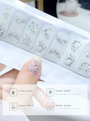 Наклейки для ногтей, накладные ногти, гель для ногтей, гель-лак, готовый продукт