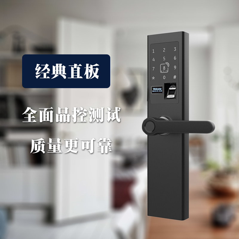 Small dart Z8 straight plate smart lock password lock access control card reader home anti-theft electronic lock fingerprint lock