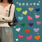 Мини маленькая любовная ткань наклейка для одежды.