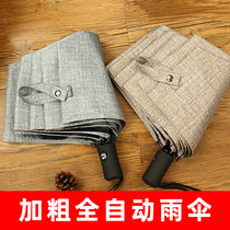 Automatic umbrella three-folding vinyl sunscreen sunshade sun s umbrella Men and women anti-UV barometer and rain dual-use student