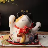 福缘猫 Открытая керамика Catal Cat Money Tank Shop Store Fengshui Swing Settlement Большое творческое украшение творческое украшение