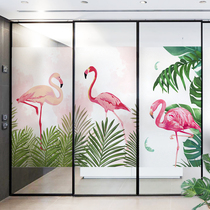 Customized bathroom bathroom window anti-light frosted glass sticker light transparent opaque anti-visual sunshade sunscreen film