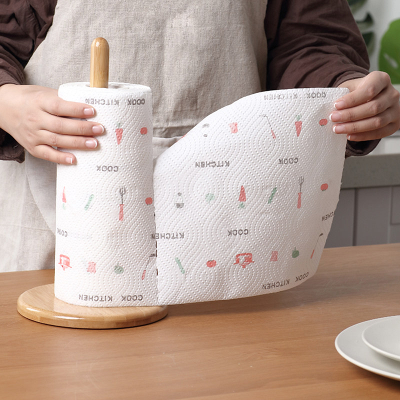 Sloth smeared dry and wet domestic kitchen supplies Clean paper thickened disposable dishcloth unwoven cloth towels Home