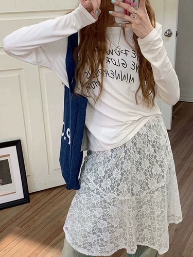 Ретро кружевная юбка, мини-юбка, кружевное платье, высокая талия