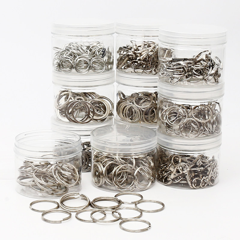 Key ring Barrel thickened key ring Flat ring Stainless steel ring Key storage management ring