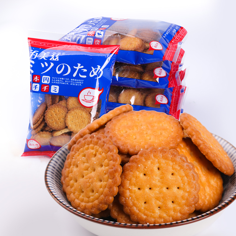为美兹日本小圆饼干南乳奶盐味