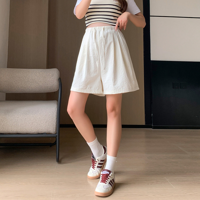 Shorts for Pregnant Women Summer Thin Outwear No Belly Support Not Tight Belly Nougat Pastry Pants Loose Casual Leggings Summer Wear — 2