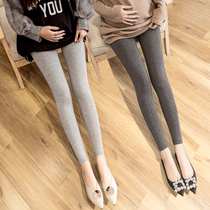 Pregnant women leggings summer thin modal wear nine-point tide mother Spring and Autumn pregnancy high waist belly long pants