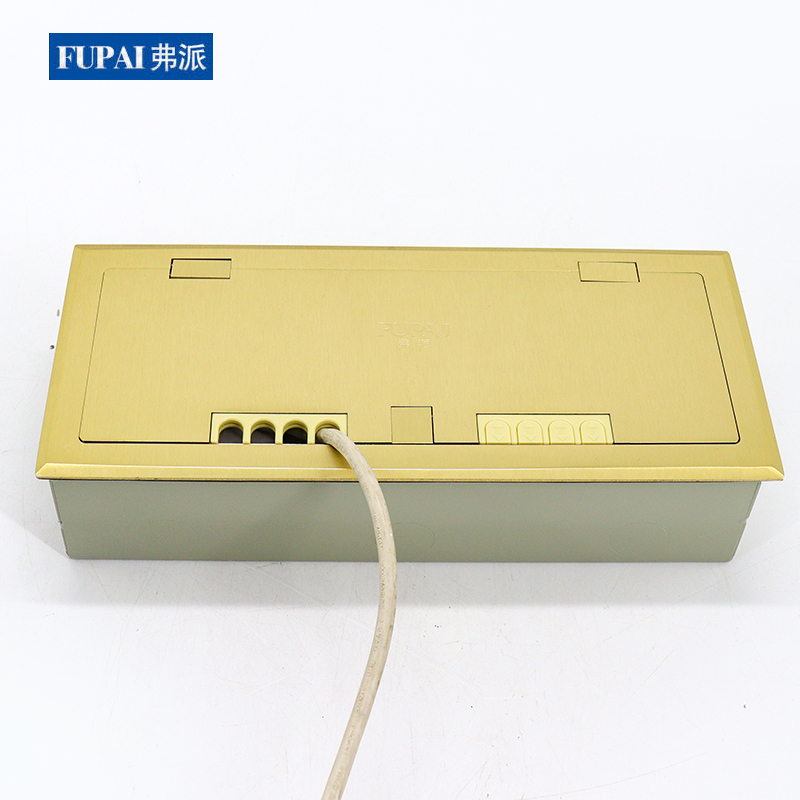 Forpie ground socket stainless steel open interior 3-bit 86 panel with outlet hole ground socket 86 socket box