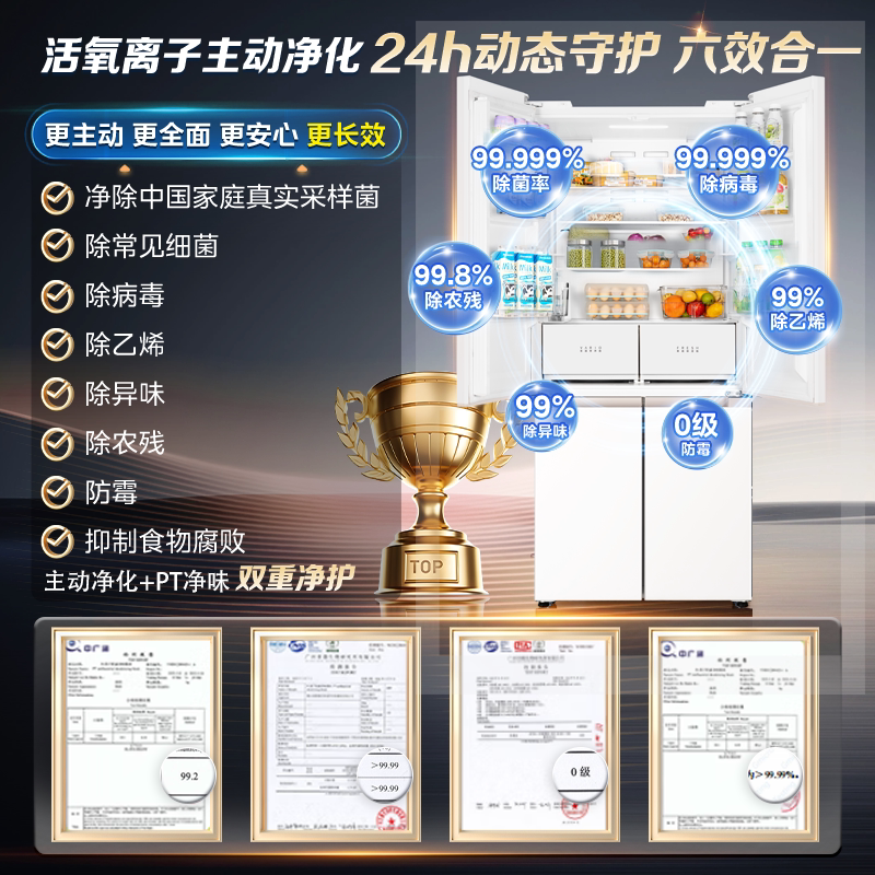 华凌HR-520WUSIPZ冰箱图片