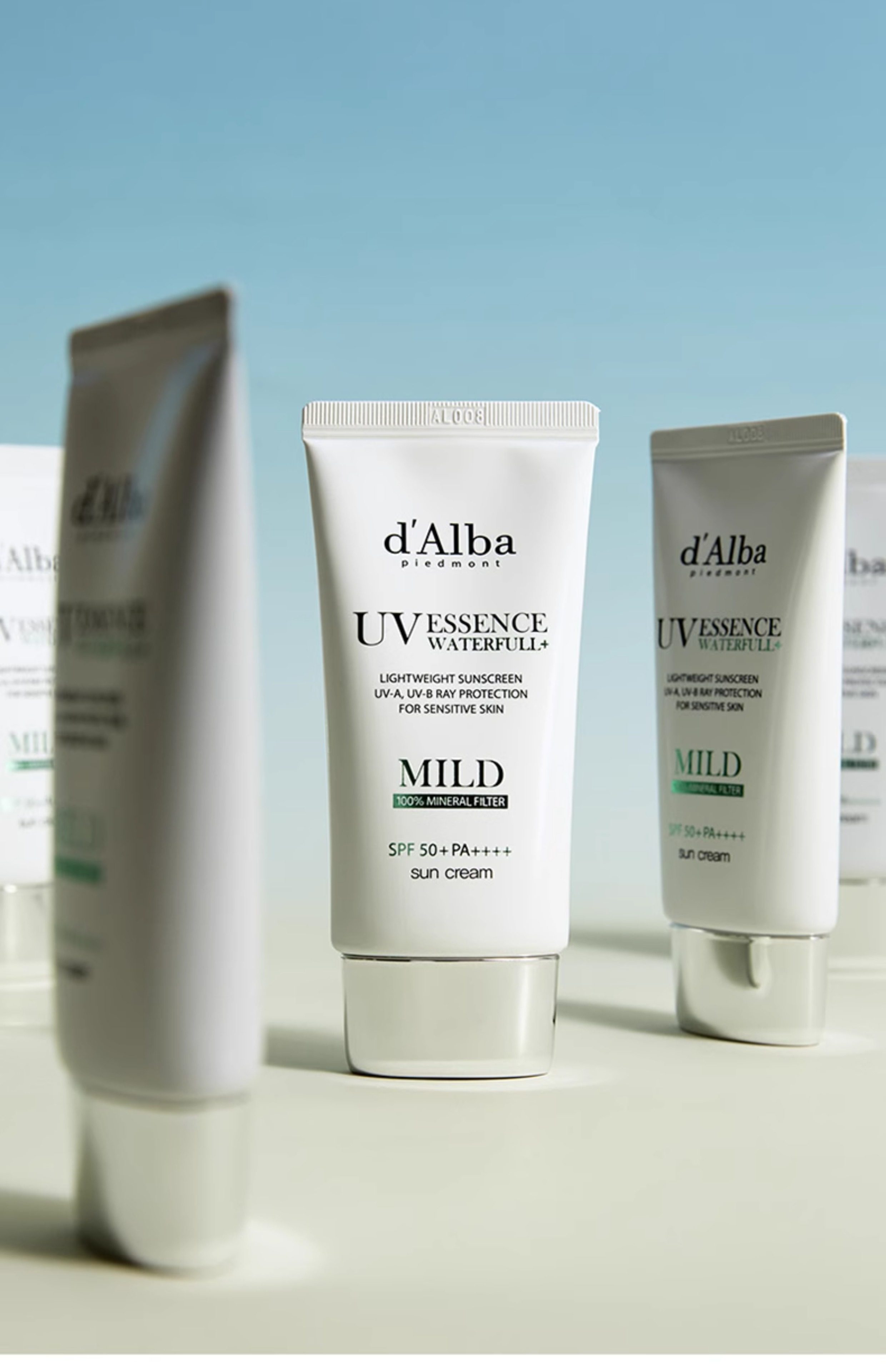 【香港直邮】 韩国 d'alba 黛尔珀 小敏伞防晒隔离霜50ml  SPF50+ PA++++  敏感肌专属