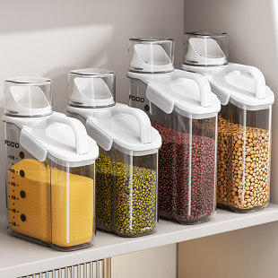 Grains storage box kitchen beans sealed jar food grade grain storage jar rice grain storage artifact
