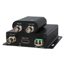 Feng Qing Broadcasting and Television Grade HD 3G-SDI High Definition Video Optical Transceiver Receiver with HDMI Loop Out Fiber Optic Extension Transceiver 1080P 60HZ Clock Recovery Too Pathological