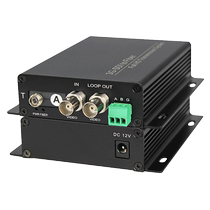 封倾 非压缩HD 3G-SDI光端机带环出 1路Tally台历反向485数据单纤FC SC圆方口高清视频纤延长收发器10