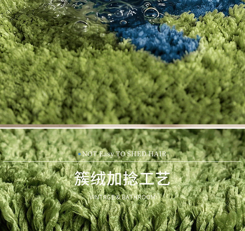 Коврик плюшевый Nine acres крокодил 40x60 см