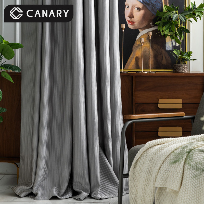 Striped Light Lavish Curtains Shading High Precision Bedroom Living Room Minima Nordic 2021 Popular New Custom Pure Color 2021