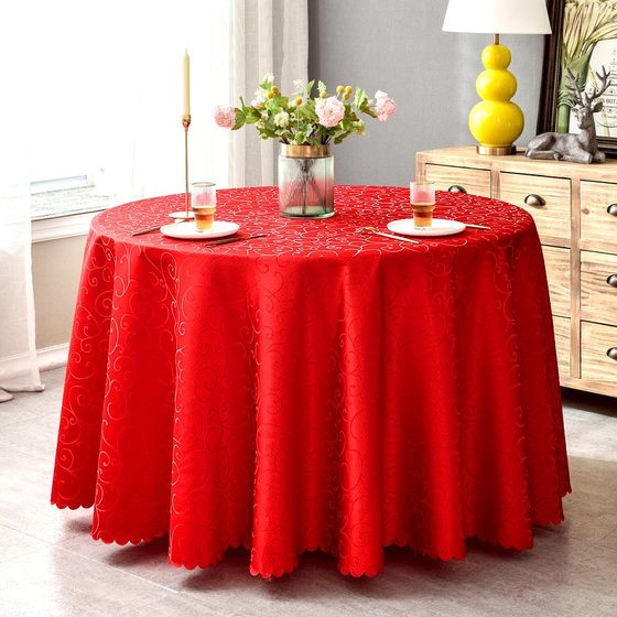 Hotel tablecloth round table restaurant tablecloth hotel tablecloth conference table cloth European round square table tablecloth