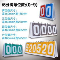 Gateball scoreboard billiards metal two-digit scorer custom-made basketball game record table digital card page turning high