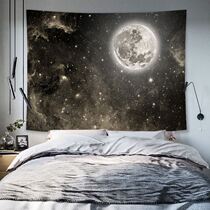 Wall Paper Hanging Fabric Wall Background Tg Tapestry Nordic Style Bedroom Bedside Nets Red Background Buins Senior Trim