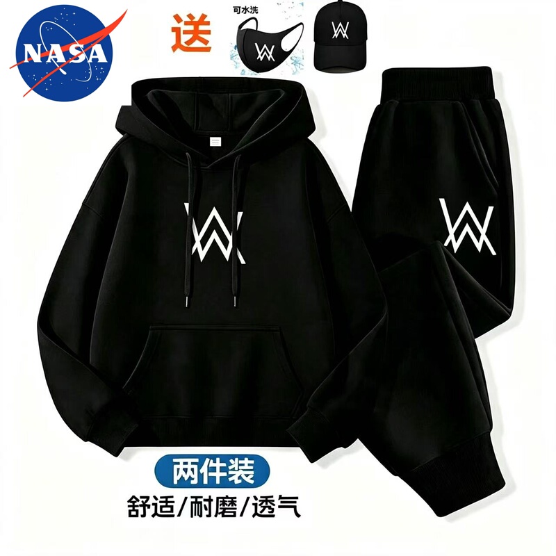 Jiahao's Same Style Combat Uniform Allen Walker Sweatshirt for Men and Women, Spring, Autumn, and Summer Hooded Sweatshirt, Strong Brother Cosplay Outfit
