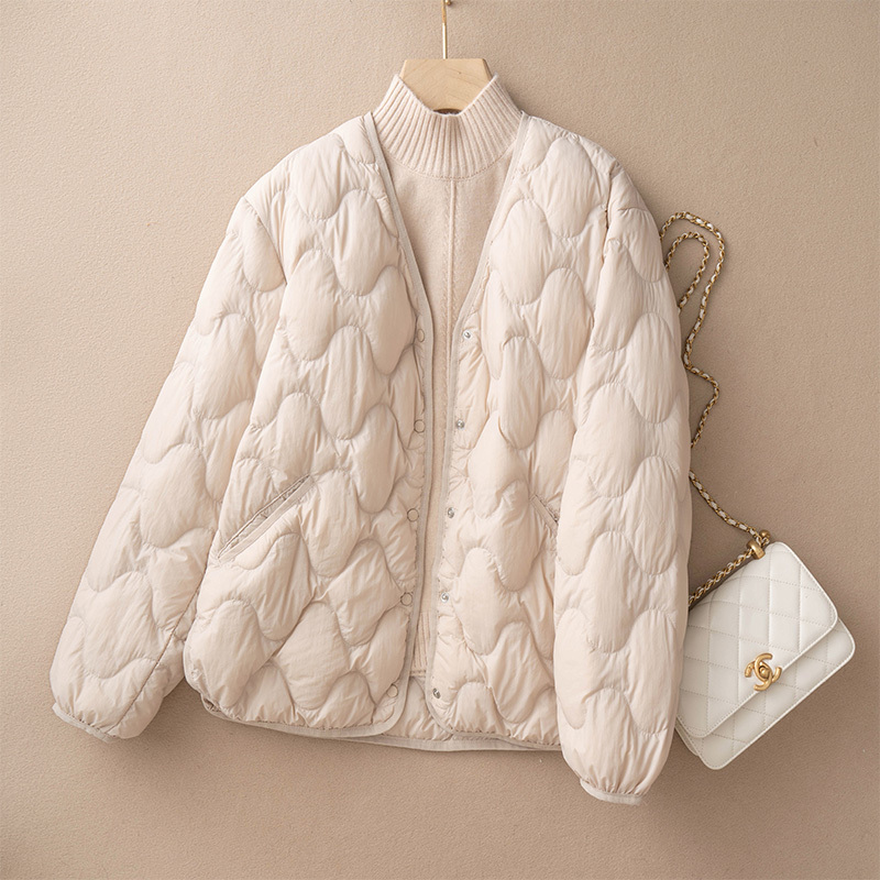 Lightweight down Jacket for Women, Winter Coat 2025 New Short Style Autumn and Winter Clothing, Women's down Jacket, Duck Down, Loose Fit, Plus Size