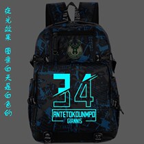 Open Bucks Adeto Quen Bo alphabet Gollard star luminous bag student backpack