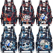 Under The Legend of the bag Undertale Flowey sans fluctuating dog game anime backpack