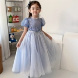 Летний наряд маленькой принцессы, платье, юбка на девочку, костюм, «Холодное сердце», в западном стиле