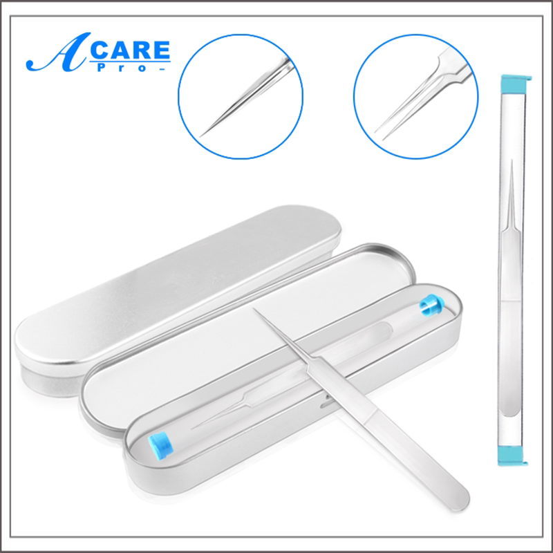 Acare cell clip acne needle tweezers Swiss 5 beauty portable packaging acne needle squeezing acne blackhead removal tool