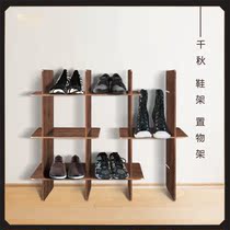 Qianqiu solid wood shoe rack floor rack simple style high color value practical beauty House