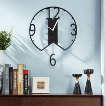 Wall clock living room home fashion personality creative clock simple modern decorative wall table silent Nordic restaurant clock
