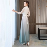 Ханьфу, ретро ципао, корсет, платье, китайский стиль, градиент