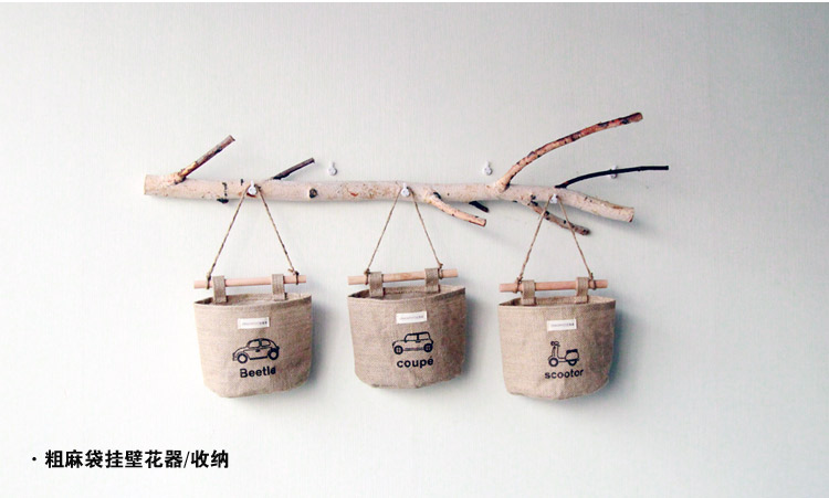 Who fancies, dried flower implement basket 】 【 fasten ins northern wind burlap sack straw bag as cans ceramic flowers