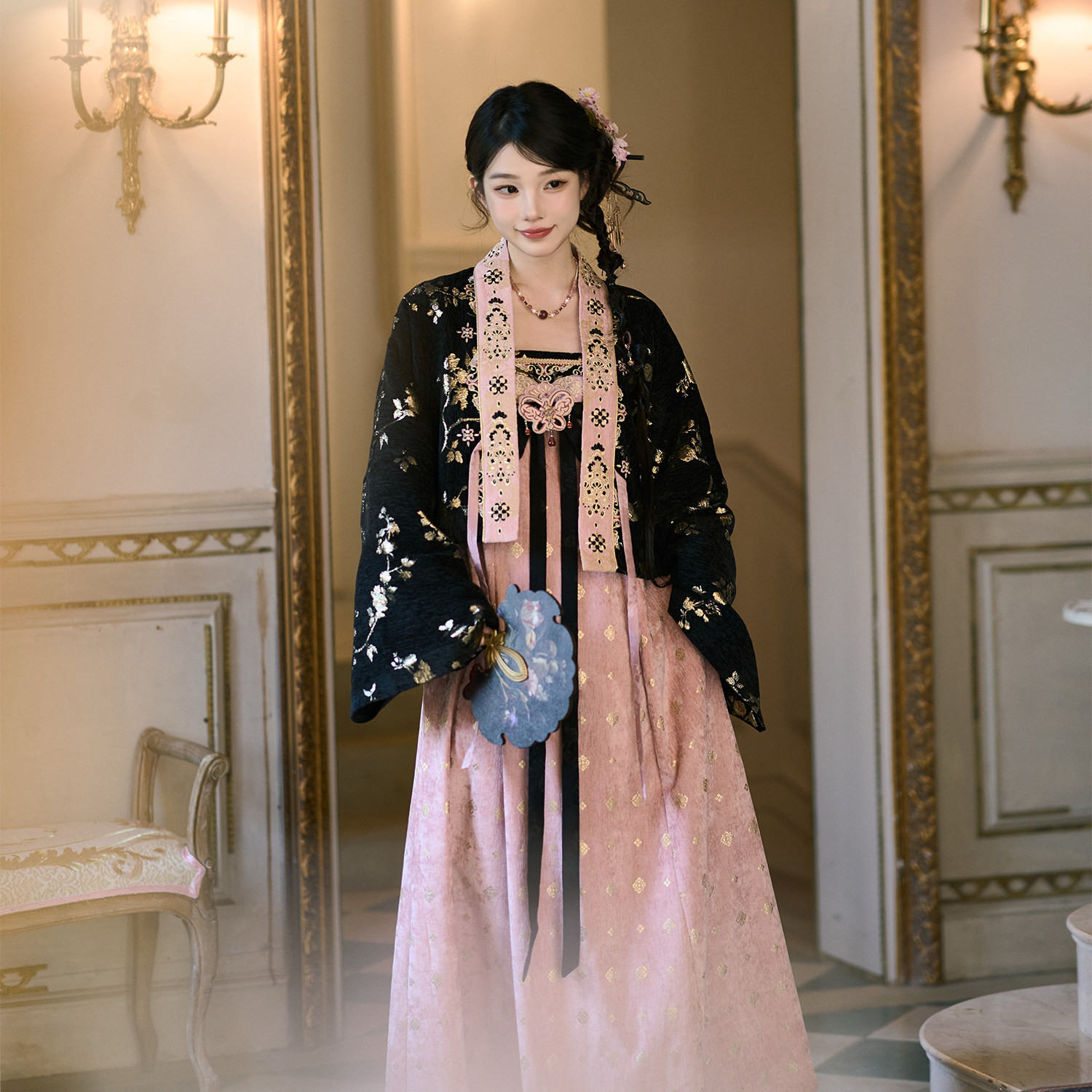 🔥 七月夕长春花国风套装：穿越古今的时尚之美 🌸-汉服套装-淘宝好物网