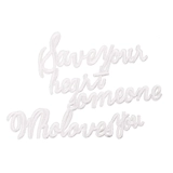 Познакомьтесь с красивой маленькой красной книгой Рекомендация из изысканной сумки Стрипкие наклейки, вышитые вышитые рельеф