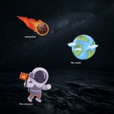 Планетарный пончик, шапка, с вышивкой, планировщик, «сделай сам»