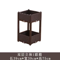 (39 ящиков с коричневым) двойной трехмерной трехмерной 1 союз [39 ширина 39 высокая 75]