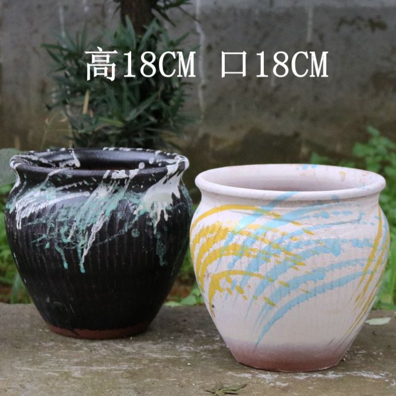 Flowerpot more meat meat meat plant flower implement creative ceramics burn coarse pottery, green plant size Flowerpot move animal plant