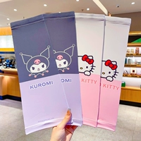 9# черный фиолетовый куломи + розовый и белый кот KT