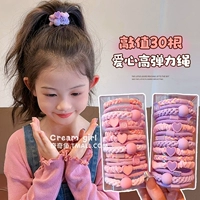 Сиреневый розовый эластичный комплект