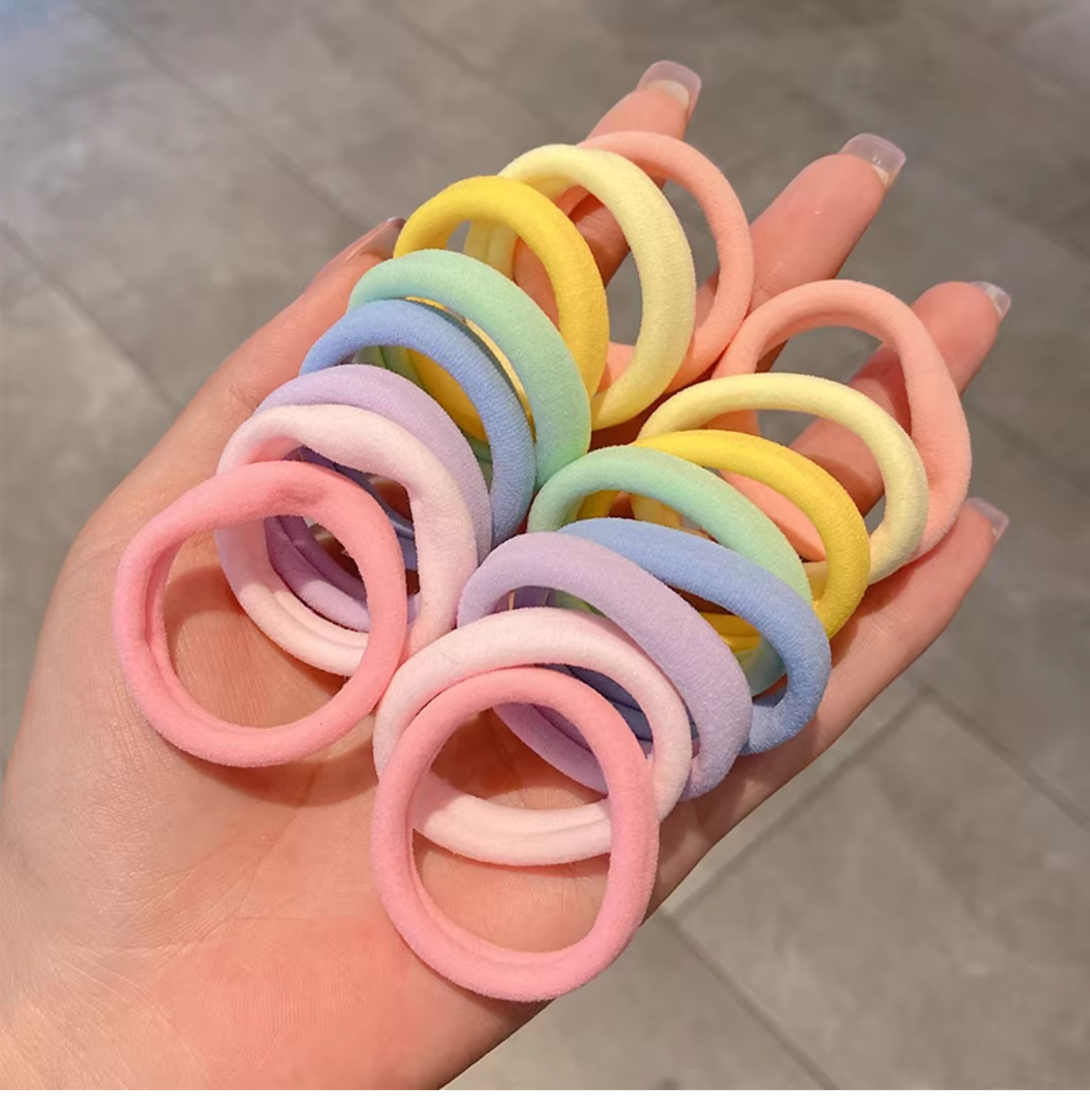 儿童发圈不伤发高马尾发绳扎头绳女童耐用高弹力橡皮筋小女孩皮套 — 17
