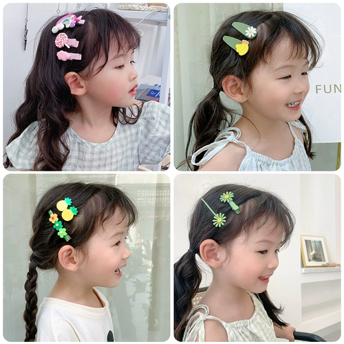 Брендовый комплект, заколка для волос, челка, шпильки для волос, аксессуар для волос, японские и корейские, в цветочек