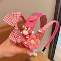 Клубника, комплект с бантиком, 3 шт