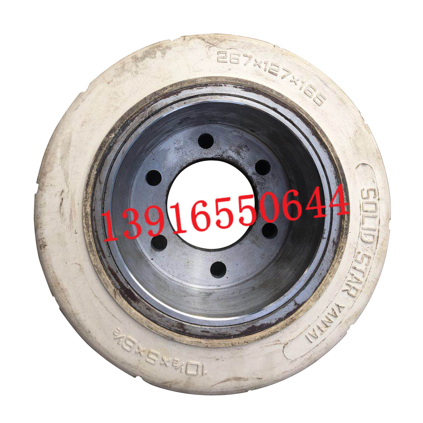 Wuxi Dalongmei Lion Lion CPD three-pin forklift wheel main drive wheel 267*127 rear wheel 267*102