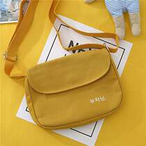 2019 New Korean version of ins boys and girls student schoolbag shoulder crossbody canvas bag ancient feeling chi parent-child children