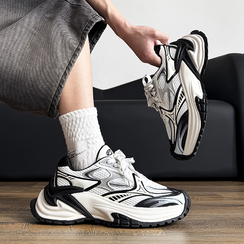 Rattlesnake Couple's Mecha Dad Shoes for Men, Summer Breathable Mesh Running Shoes, Thick-Soled Height-Increasing Sports Casual Shoes for Women Rattlesnake Couple's Mecha Dad Shoes for Men, Summer Breathable Mesh Running Shoes, Thick-Soled Height-Increasing Sports Casual Shoes for Women