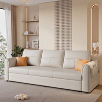 Haishe Yunzao sofa bed technology cloth living room small apartment storage dual-purpose foldable pull-out type 2024 new model