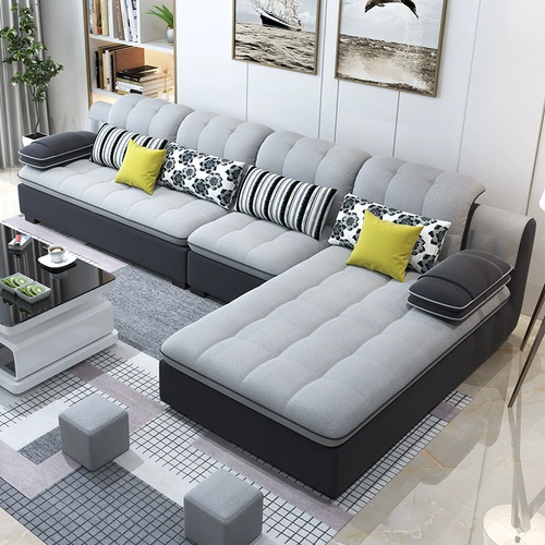 南奢北华 Ткань, современный и минималистичный диван для домашнего использования для гостиной, 2021 года, новая коллекция, наука и технология