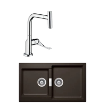 Hansgrohe high-end sink single product kitchen granite sink simple and fashionable style